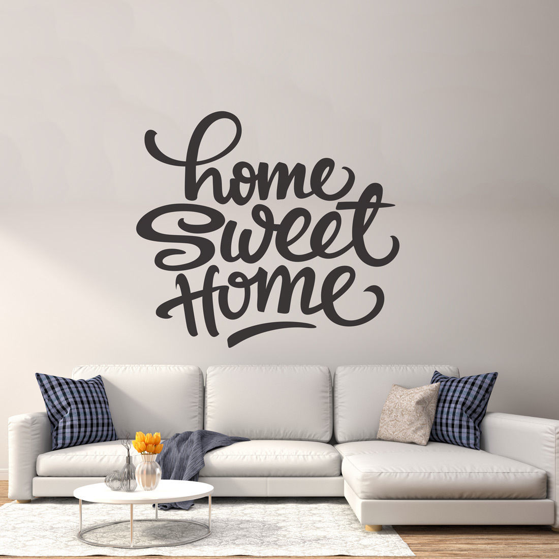 Wall Stickers for Living Room New Sweet Home Wall Decor Vinyl Sticker Decal Livingroom