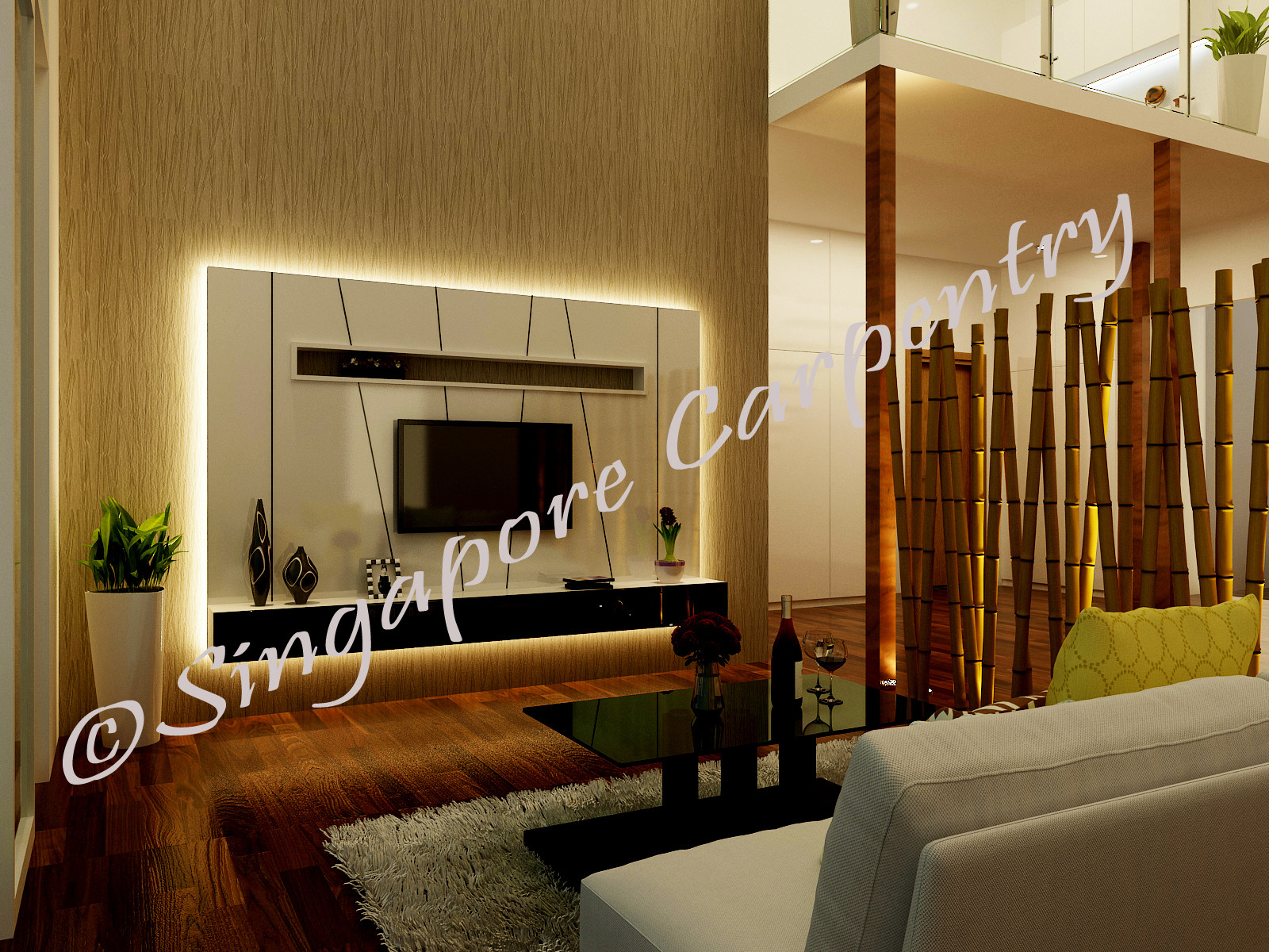 Wall Words For Living Room
 Singapore Carpentry