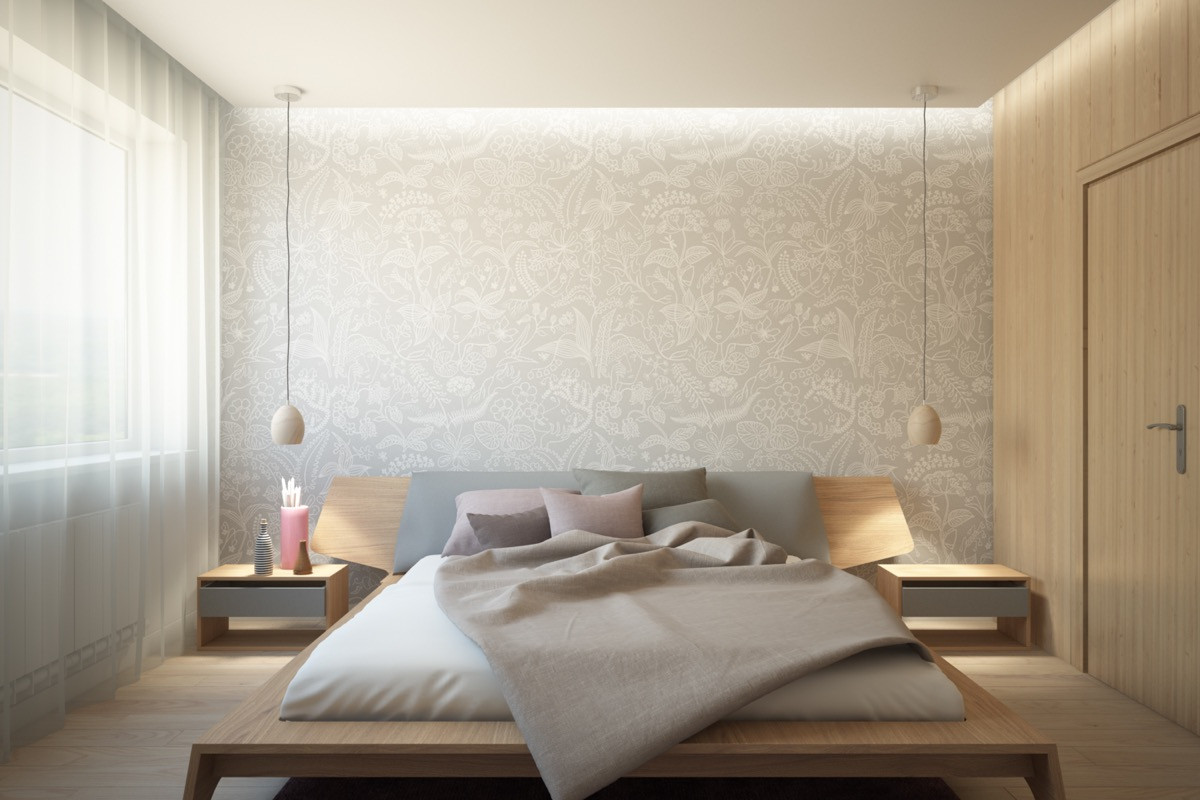 Wallpaper Accent Wall Bedroom
 44 Awesome Accent Wall Ideas For Your Bedroom