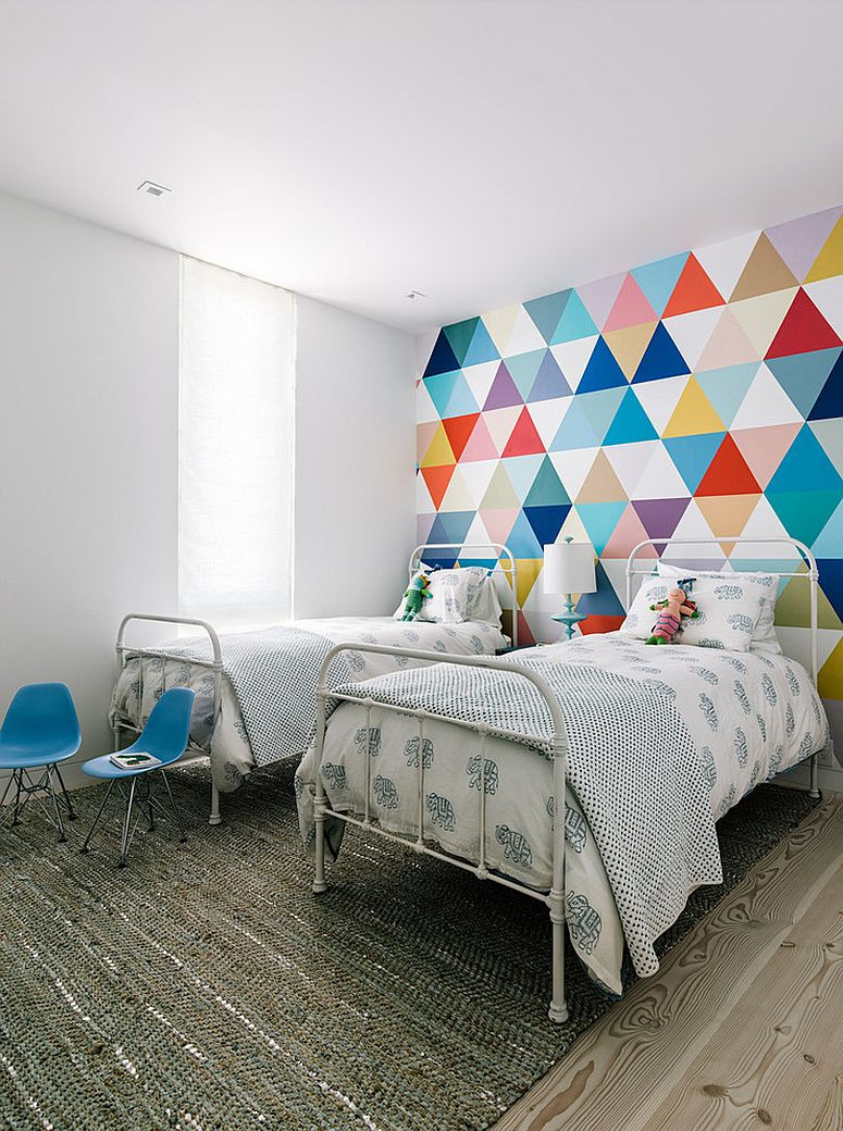 Wallpaper Design For Bedroom
 21 Creative Accent Wall Ideas for Trendy Kids’ Bedrooms