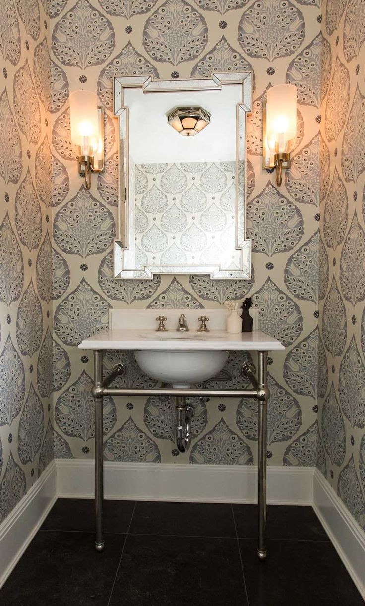Wallpaper For Bathroom Walls
 30 Gorgeous Wallpapered Bathrooms