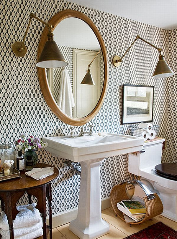 Wallpaper For Bathroom Walls
 How to add elegance to a bathroom with wallpapers