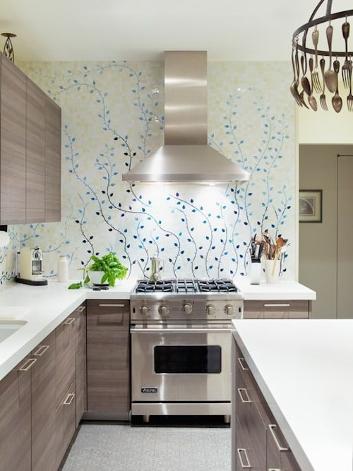 Wallpaper For The Kitchen
 8 Creative ways of using wallpapers in Kitchen Bonito