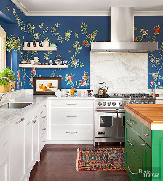 Wallpaper For The Kitchen
 20 Creative Ways to Use Wallpaper in the Kitchen