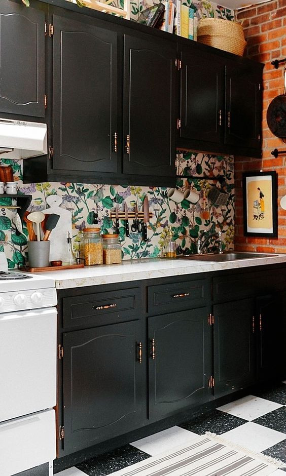 Wallpaper In Kitchen
 3 Tips To Infuse Personality Into Your Space DigsDigs