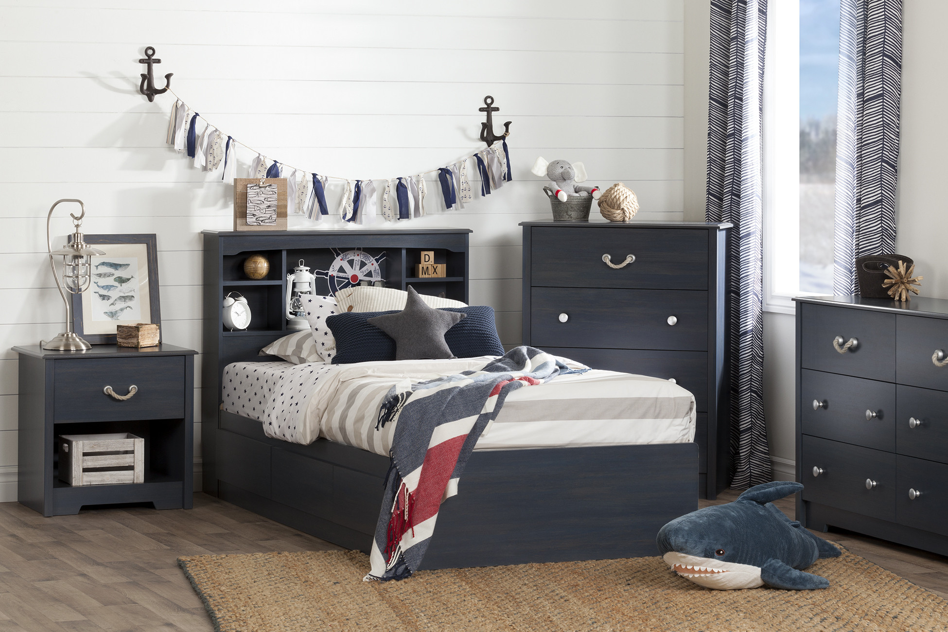 Walmart Kids Bedroom Sets
 South Shore Aviron Kids and Nursery Bedroom Furniture