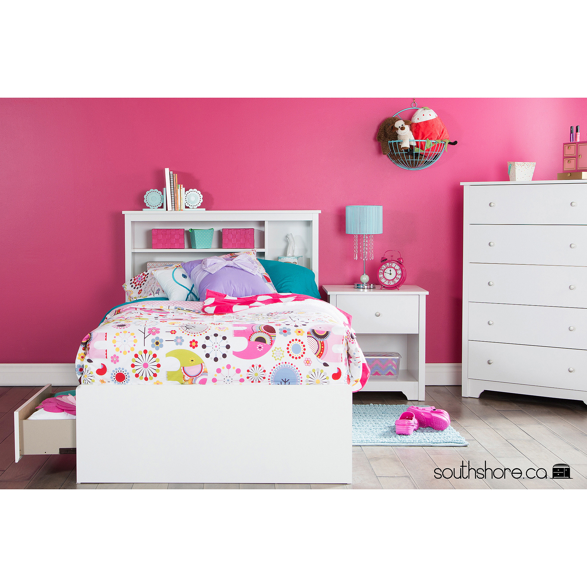 Walmart Kids Bedroom Sets
 South Shore Vito Baby and Kids Bedroom Furniture