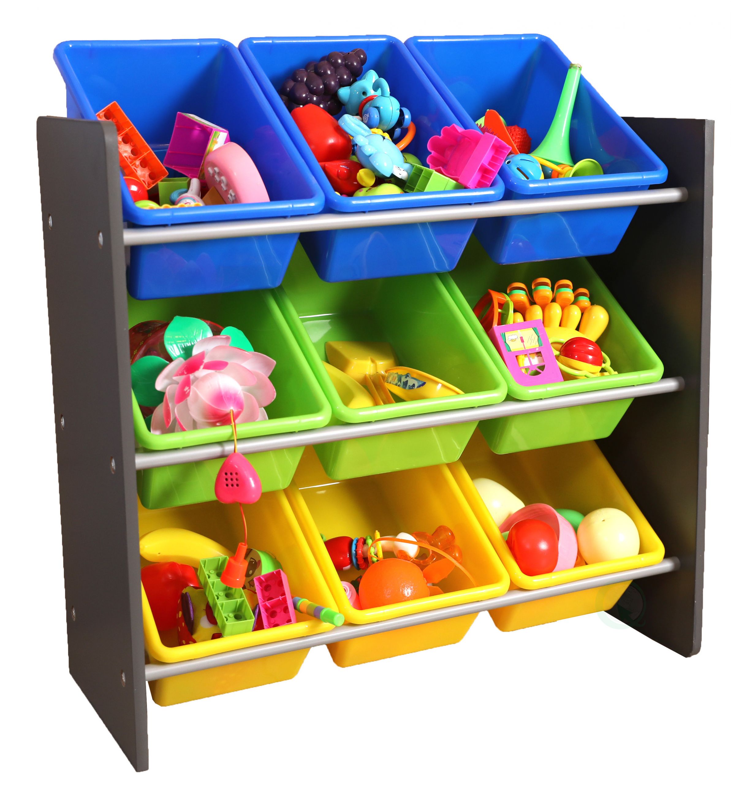 Walmart Kids Storage
 3 Tier Kid s Toy Storage Organizer with 9 Plastic Bins