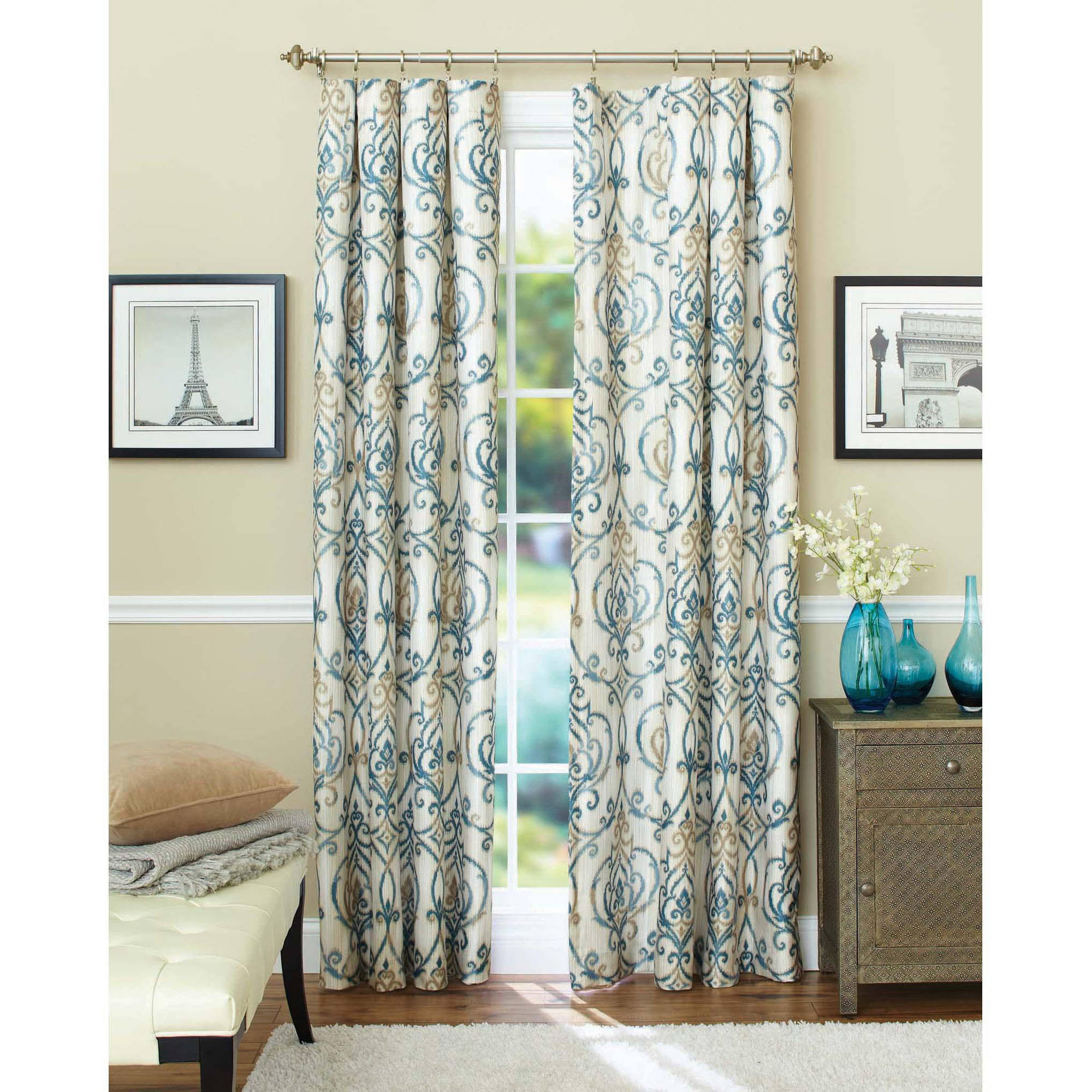 Walmart Kitchen Curtains Valances
 Curtain Add Fresh Style And Color To Your Home With