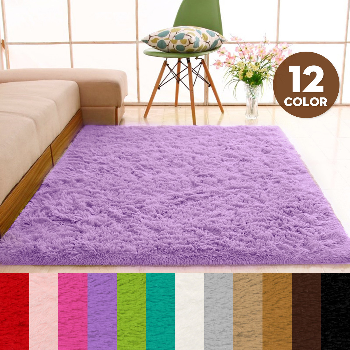 Walmart Living Room Rugs
 63x31 5 inch Soft Fluffy Rectangle Floor Rug Anti skid