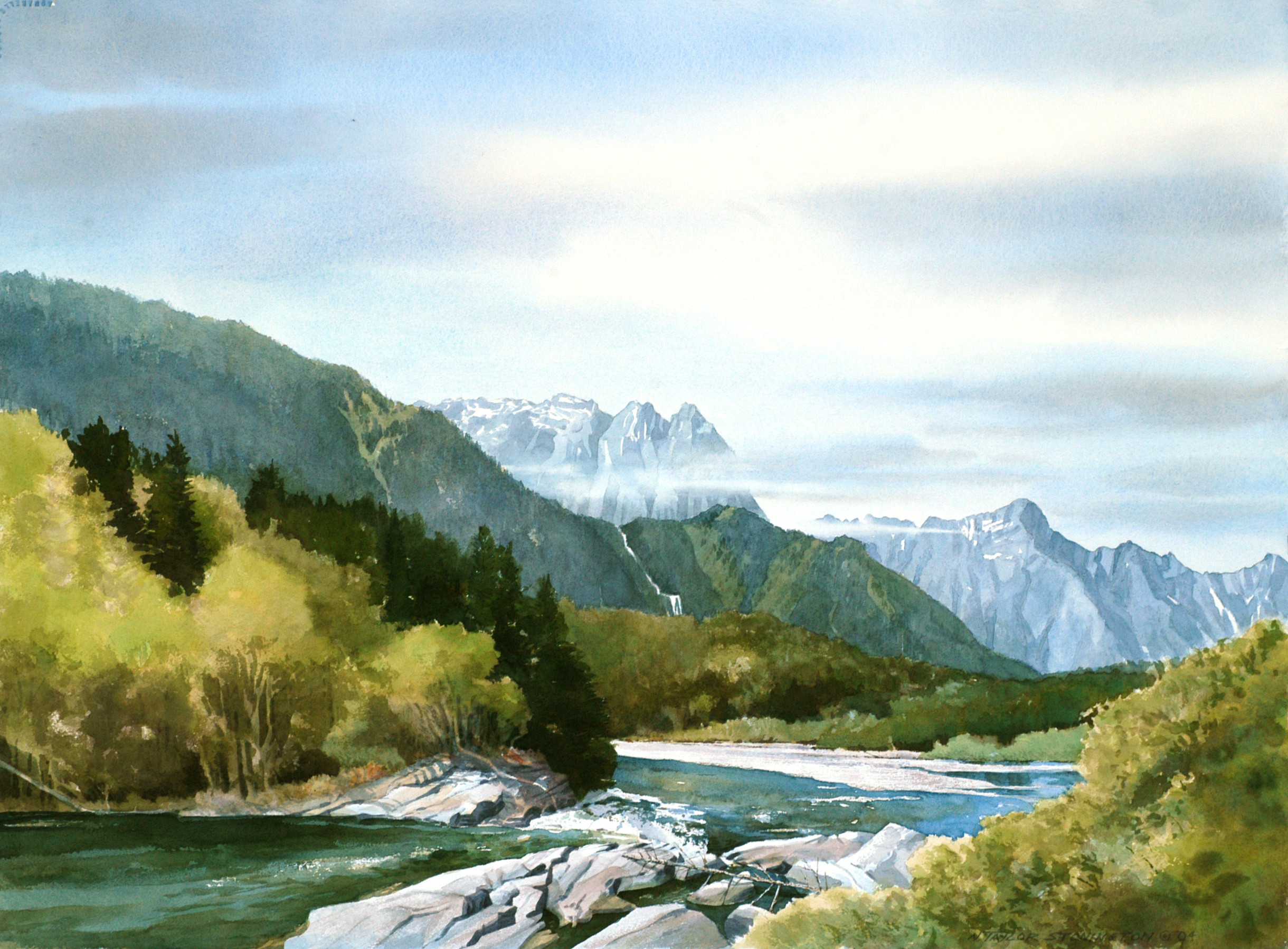 Watercolor Painting Landscape
 The art of judging art