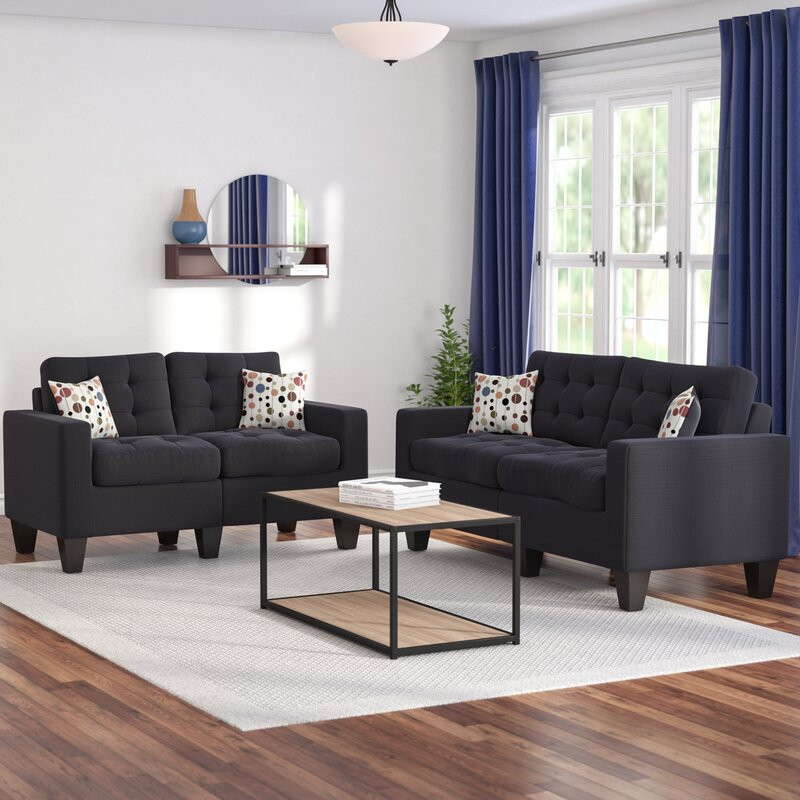 Wayfair Living Room Ideas
 Zipcode Design Amia 2 Piece Living Room Set & Reviews