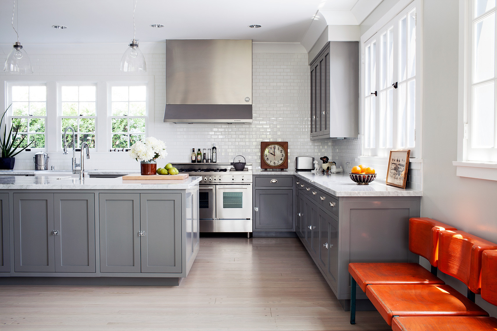 White And Grey Kitchen Ideas
 Gray Kitchen Round Up Little DeKonings