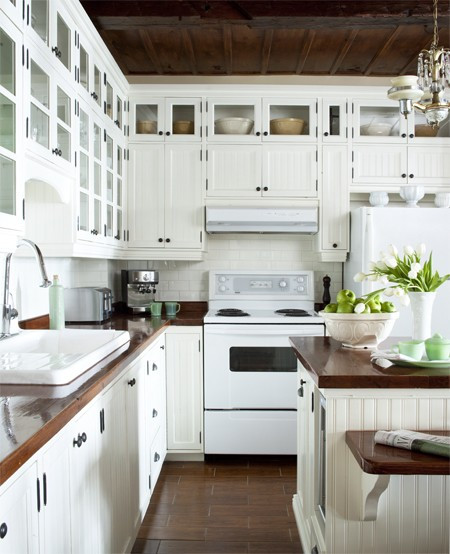 White Appliances Kitchen
 White Appliances yes you can The Inspired Room
