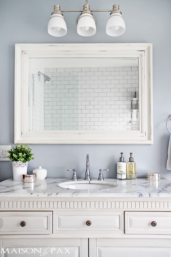 White Bathroom Mirrors
 10 Tips for Designing a Small Bathroom Maison de Pax