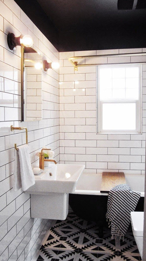White Bathroom Wall Tiles
 34 bathrooms with white subway tile ideas and pictures