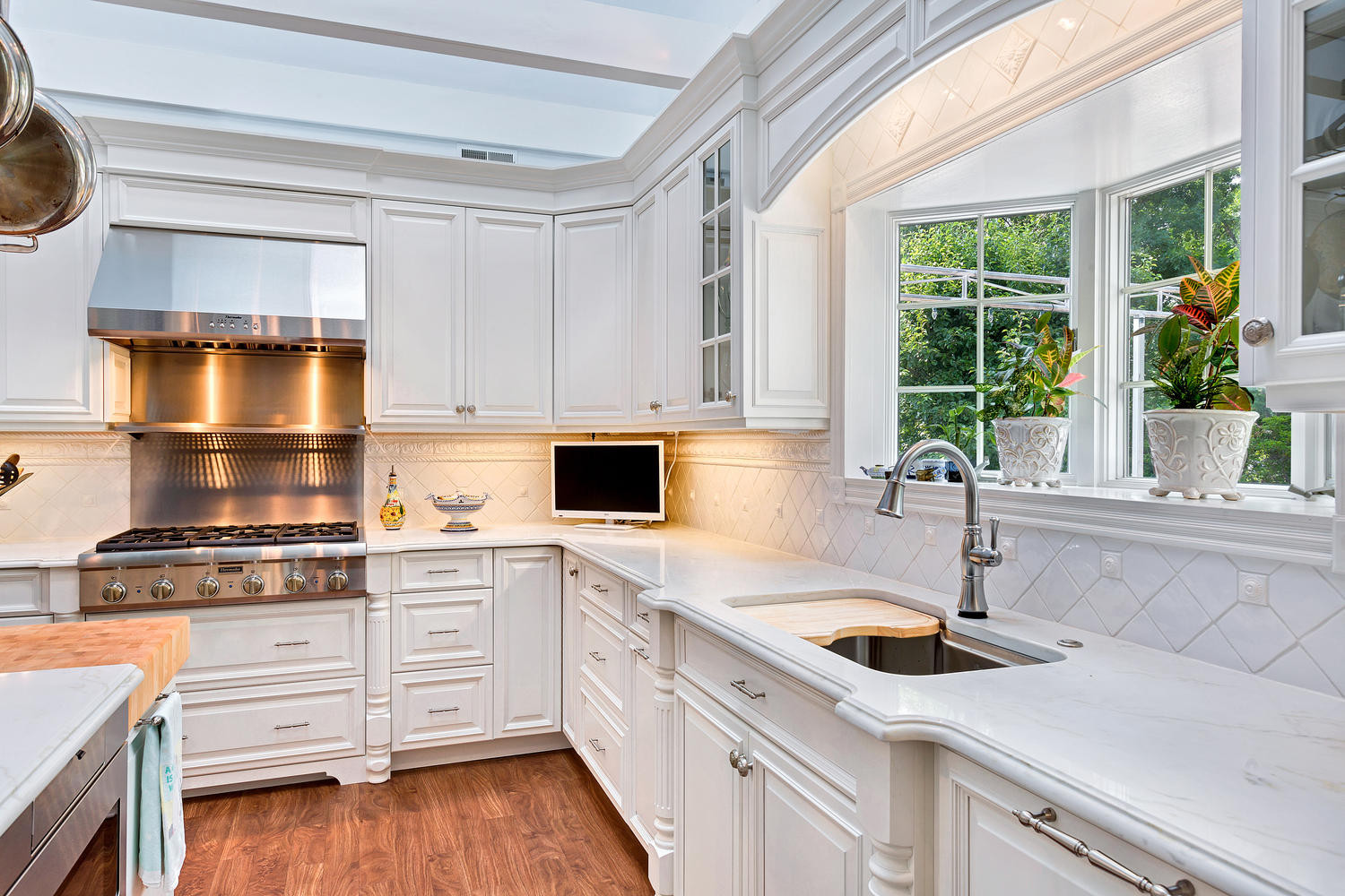 White Kitchen Cabinets Design
 Luxury White Kitchen Avon NJ by Design Line Kitchens