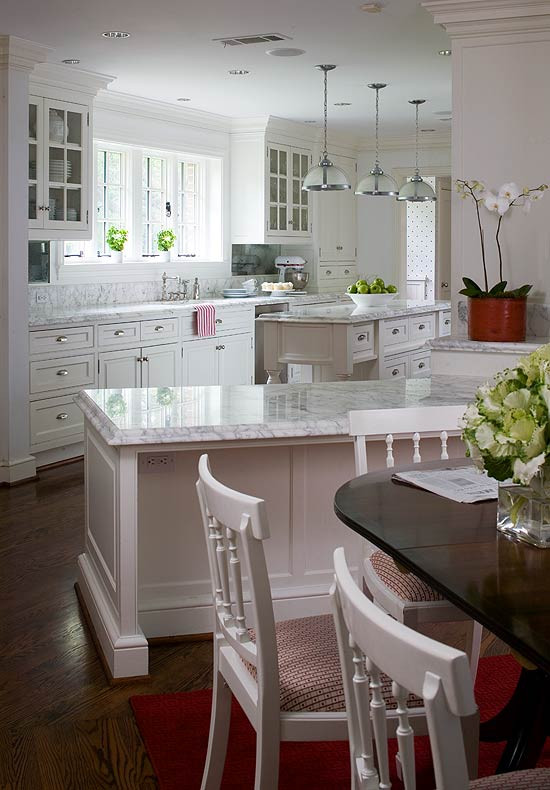 White Kitchen Cabinets Design
 25 Dreamy White Kitchens