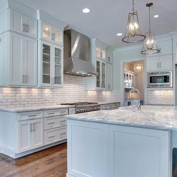 White Kitchen Design Ideas
 Top 60 Best White Kitchen Ideas Clean Interior Designs