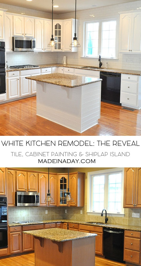 White Kitchen Remodeling
 White Kitchen Remodel The Big Reveal • Made in a Day