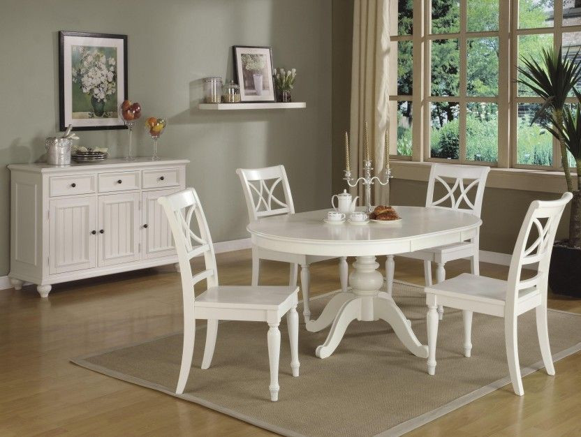 White Kitchen Table Set
 round white kitchen table sets