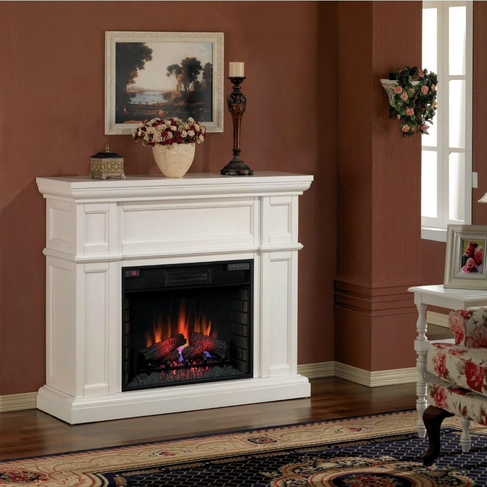 White Mantel Electric Fireplace
 Buy Classic Flame Artesian Electric Fireplace White