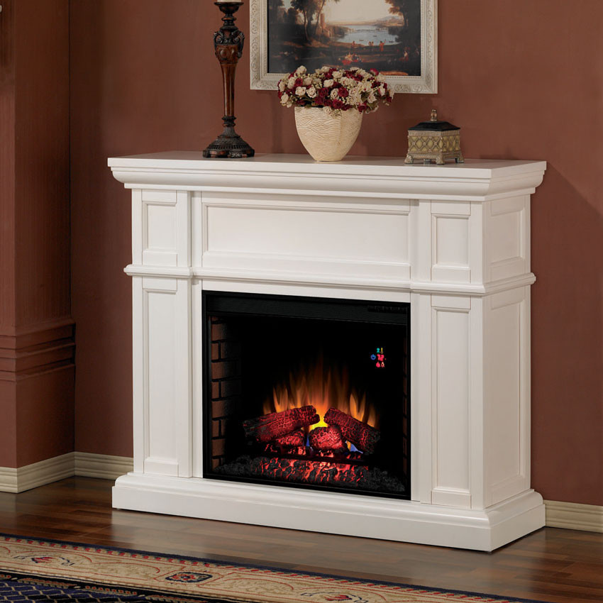 White Mantel Electric Fireplace
 This item is no longer available