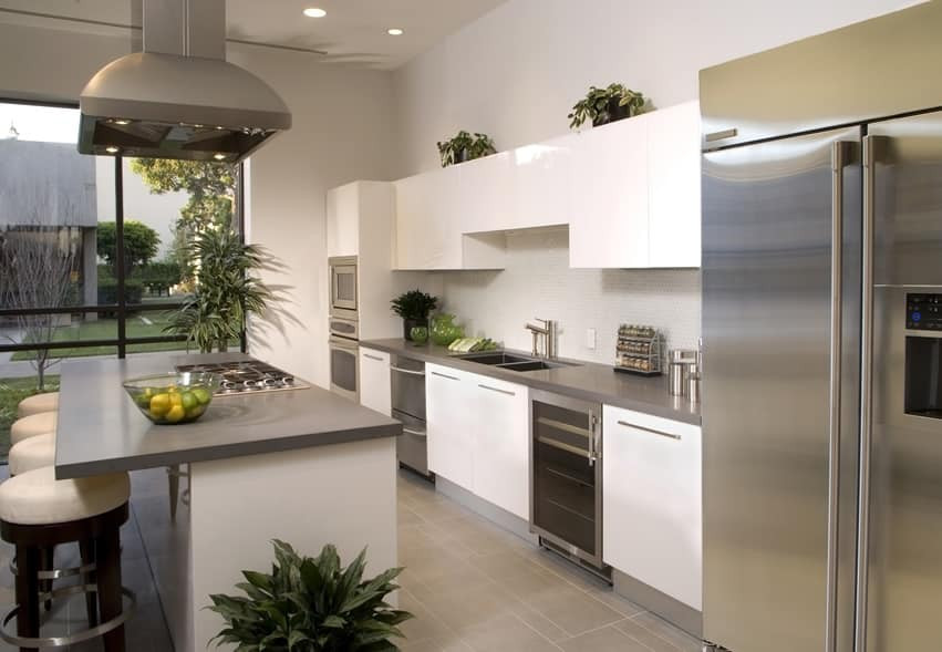 White Modern Kitchen Cabinets
 35 Beautiful White Kitchen Designs With
