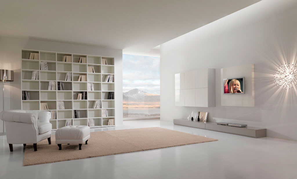 White Modern Living Room
 30 White Living Room Ideas – The WoW Style