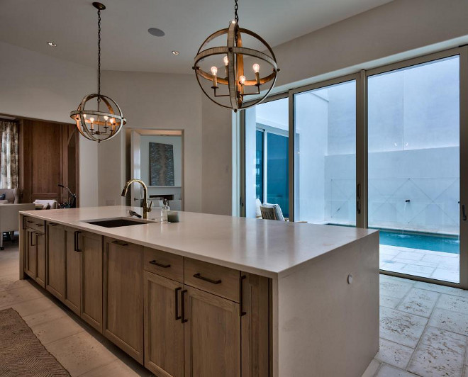 White Oak Kitchen Cabinets
 Florida Dream Beach House for Sale Home Bunch Interior