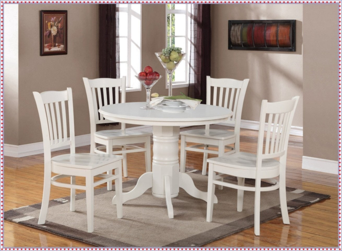 White Round Kitchen Table Sets
 New Ideas Round Kitchen Table Sets – Loccie Better Homes