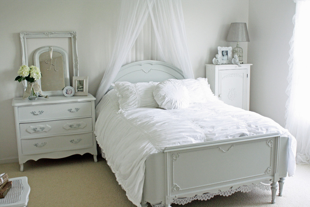 White Shabby Chic Bedroom
 20 French Bedroom Furniture Ideas Designs Plans