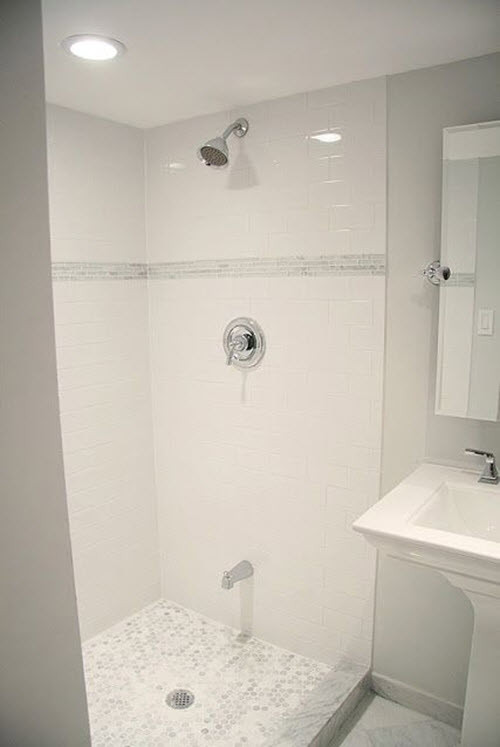 White Tile Bathroom Shower Fresh 38 White Shower Tile Ideas and Pictures