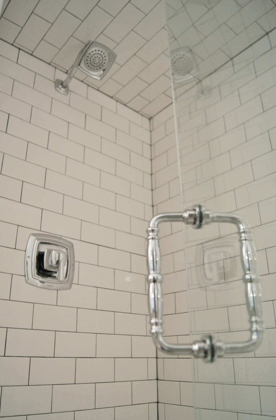 White Tile Bathroom Shower
 Marble Subway Tile Shower fering the Sense of Elegance