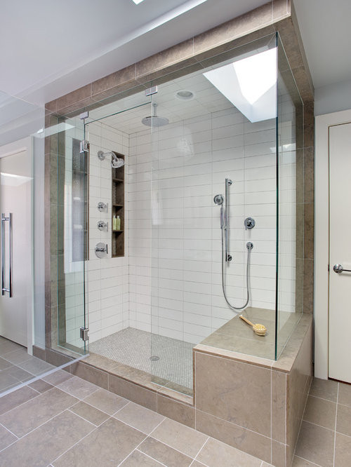 White Tile Bathroom Shower
 White Shower Tile Ideas Remodel and Decor