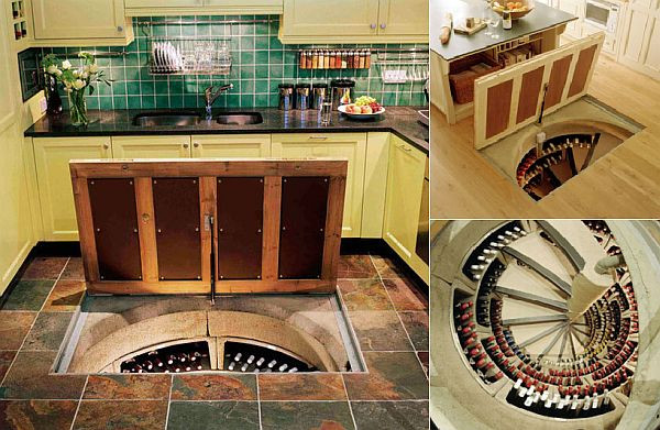 Wine Cellar In Kitchen Floor
 Open up the floor area to a great new possibility wine