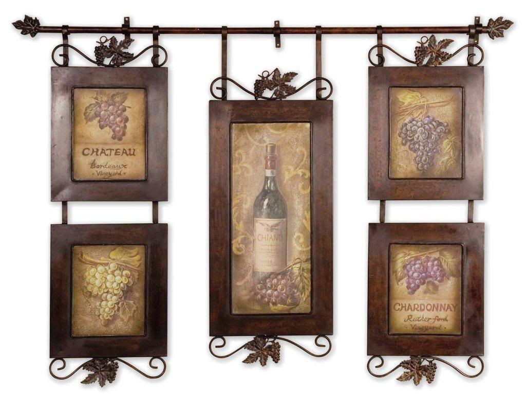Wine Wall Decor For Kitchen
 Wine Themed Tuscan Kitchen Wall Decor Ideas
