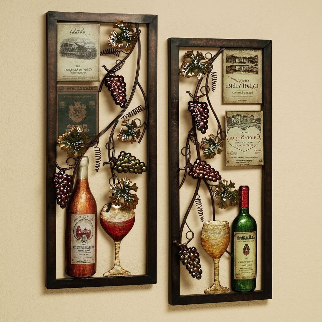 Wine Wall Decor For Kitchen
 The Best Wine And Grape Wall Art