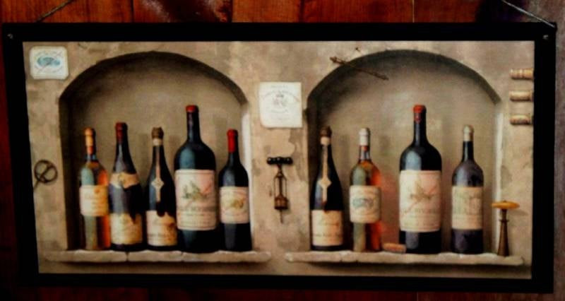 Wine Wall Decor For Kitchen
 Wine Lovers Kitchen Wall Decor Plaque Brown by