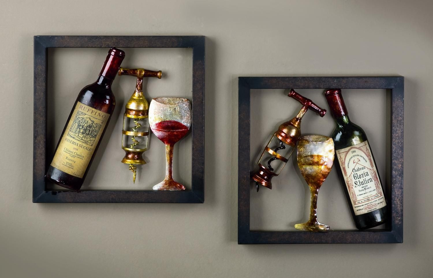 Wine Wall Decor For Kitchen
 Hand Painted Wine Wall Art $29 50 each