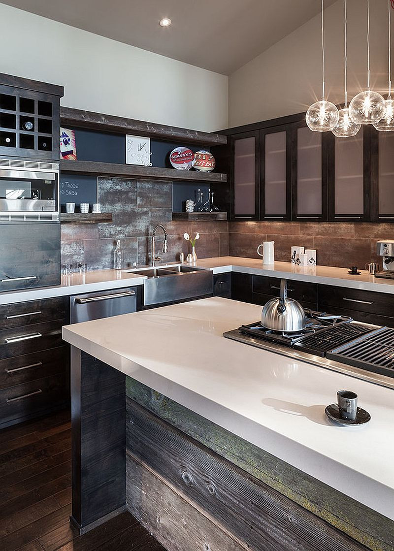 Wood Backsplash Kitchen
 20 Gorgeous Ways to Add Reclaimed Wood to Your Kitchen