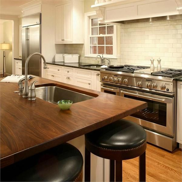 Wood Kitchen Counters
 58 Cozy Wooden Kitchen Countertop Designs DigsDigs