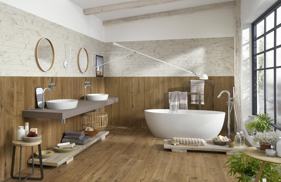 Wood Tiled Bathroom
 8 Great Ways To Use Wood Effect Tiles Your Walls