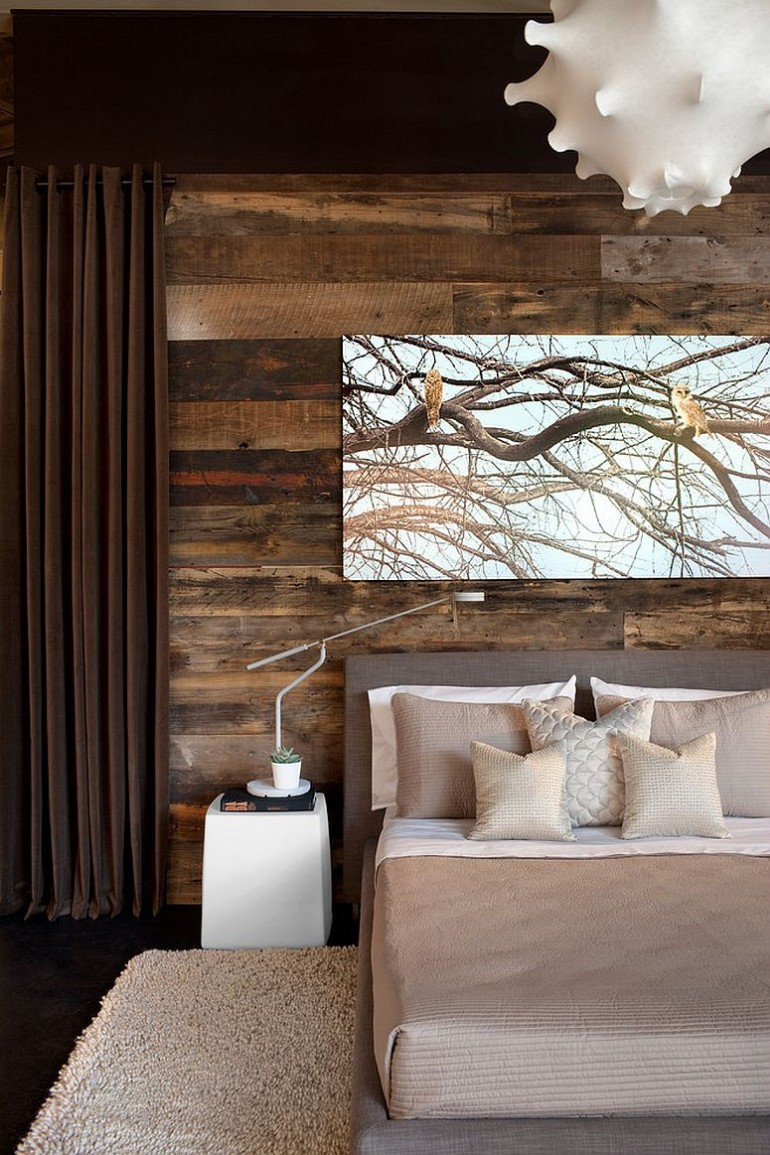 Wood Wall Bedroom
 Trend Alert Master Bedrooms with Reclaimed Wood Walls