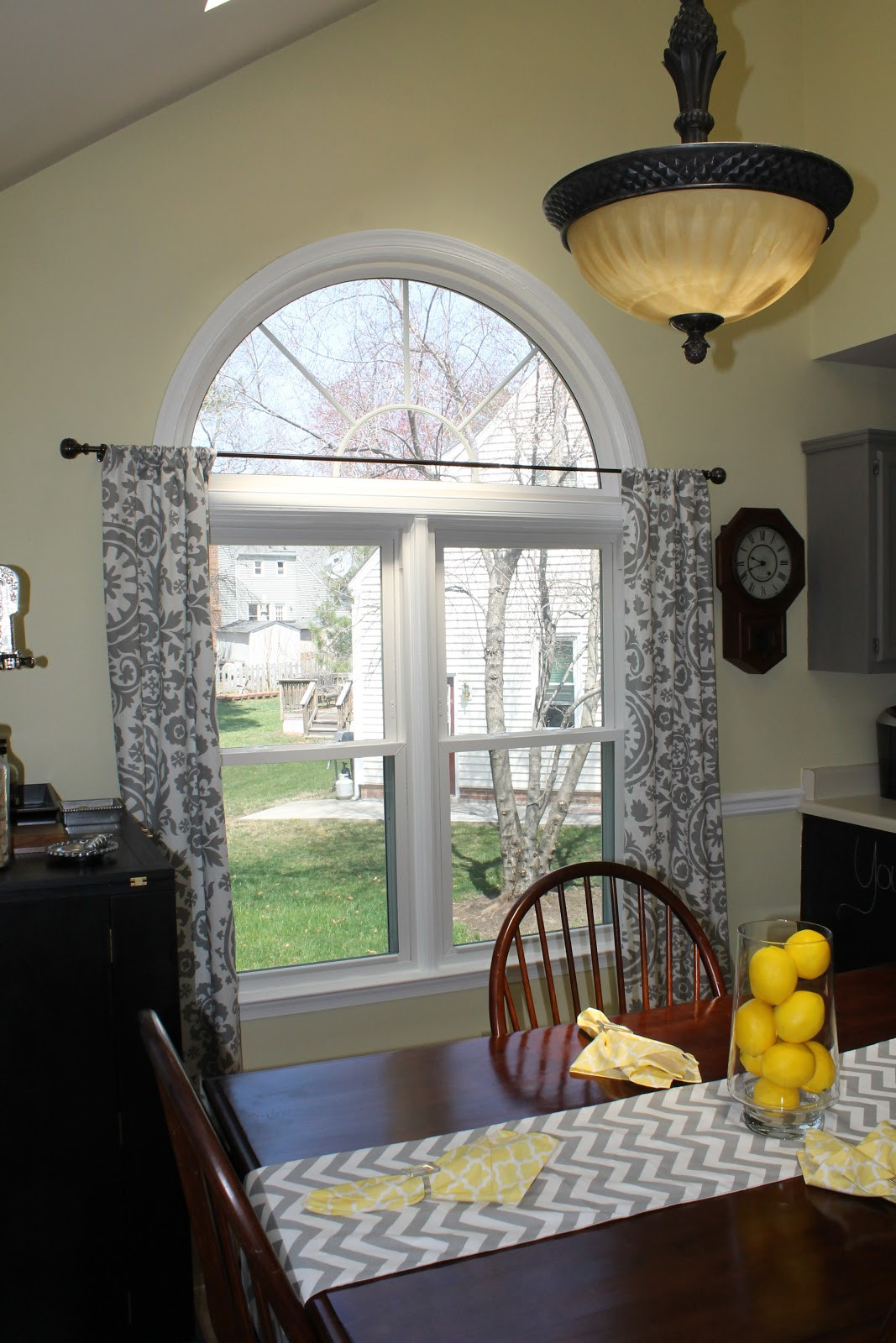 Yellow And Gray Kitchen Curtains
 Magnolia Mommy Made "You are My Sunshine" Yellow & Gray