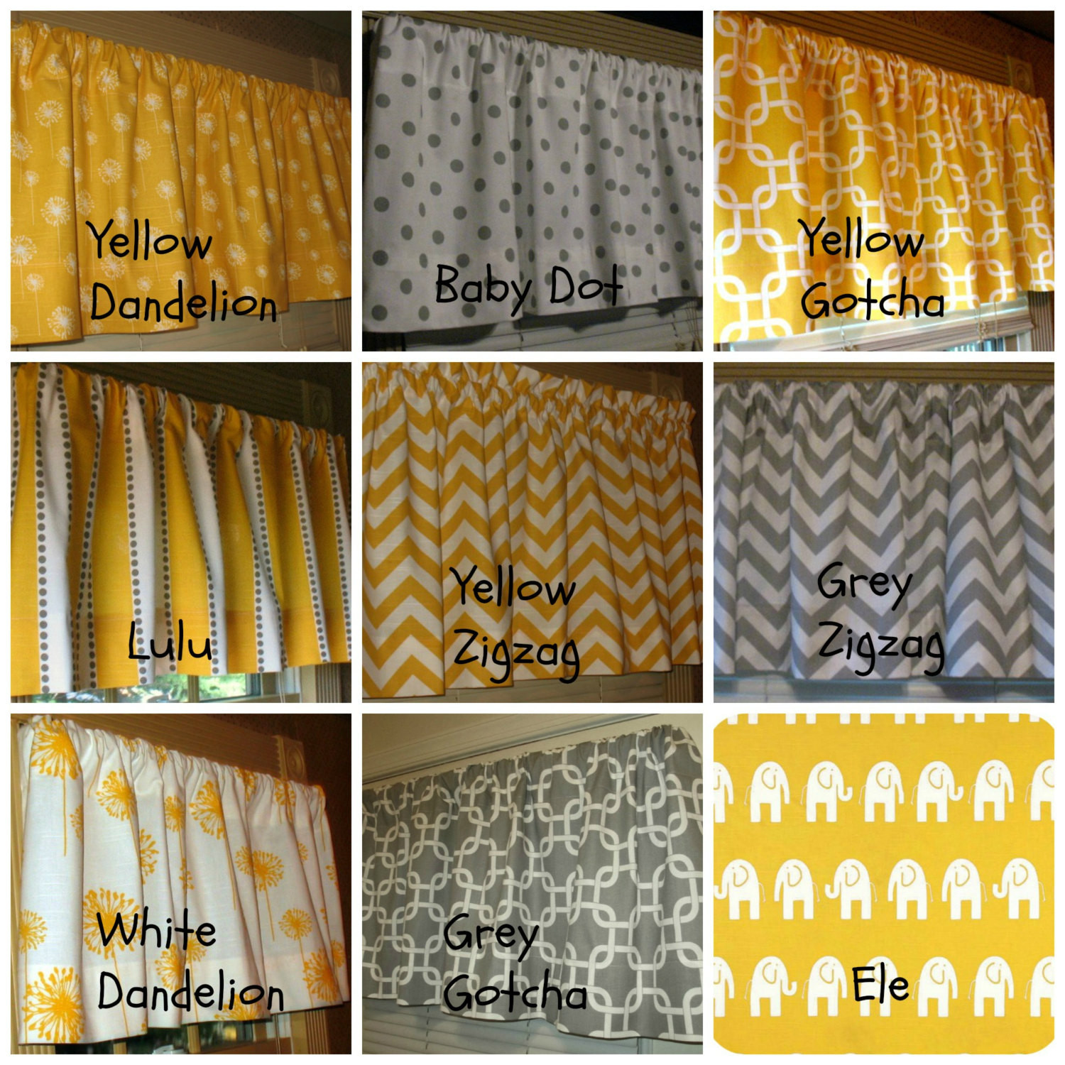 Yellow And Gray Kitchen Curtains
 HOLIDAY Window Curtain Valance Premier Prints Corn by