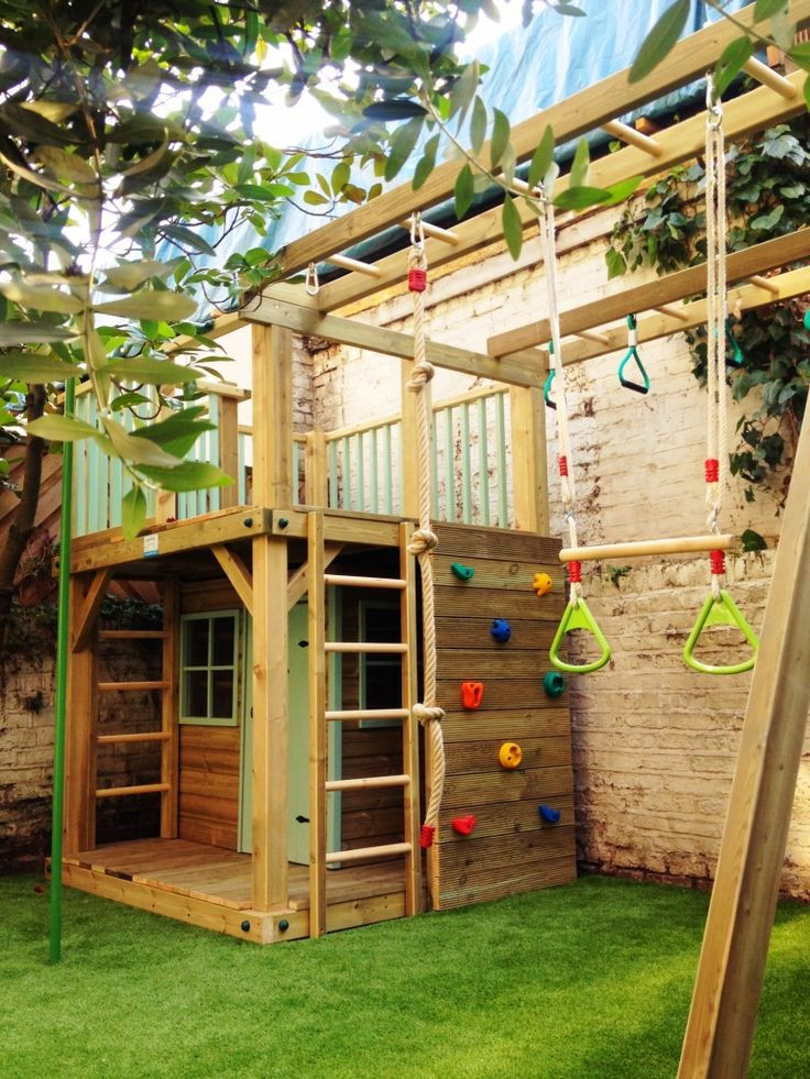 Backyard Play Places
 32 Creative And Fun Outdoor Kids’ Play Areas