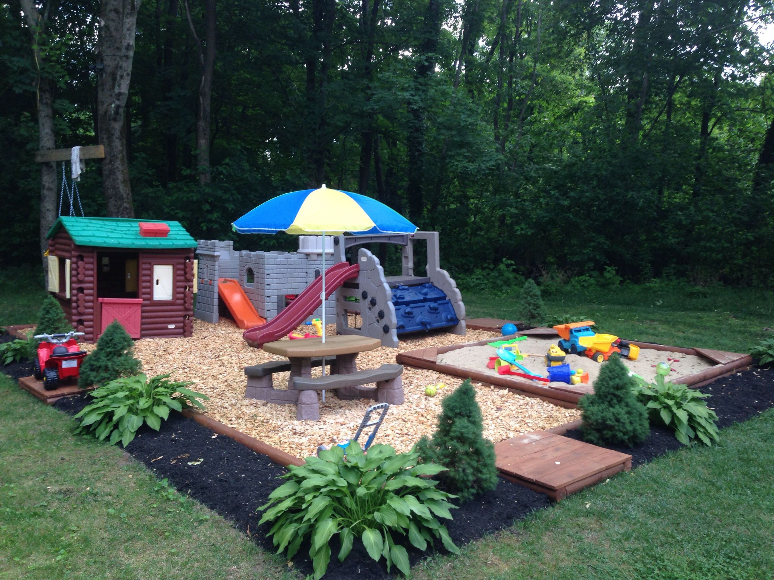 Backyard Play Places
 Backyard Play Area New house projects & ideas