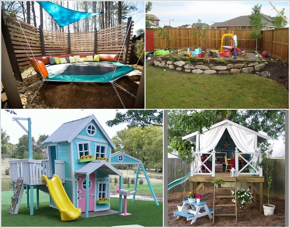 Backyard Play Places
 Great DIY Ideas for Outdoor Play Areas for Your Kids