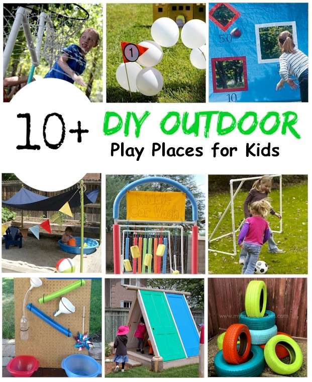Backyard Play Places
 10 DIY Backyard Play Places for Kids